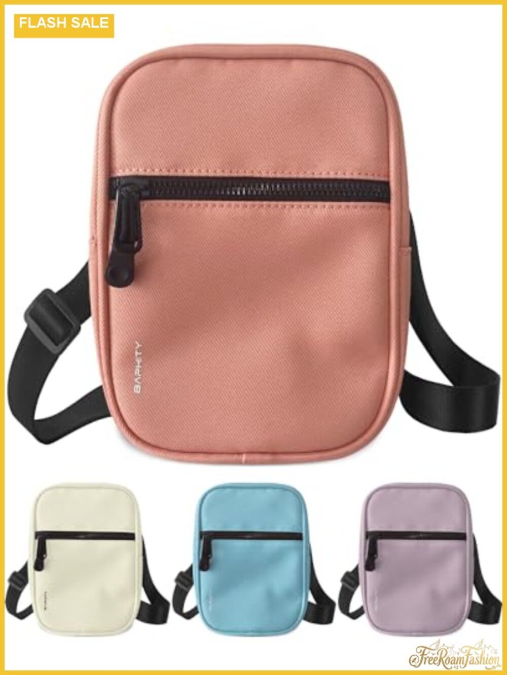 Crossbody Sling Bag Waist Pack Ripstop Polyester Adjustable Strap